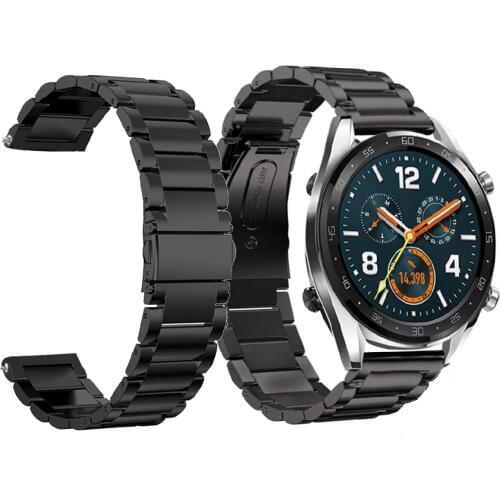 Stainless Steel Wrist Strap For Huawei Watch GT2 2 46MM 42MM Smart Watch Band Metal Bracelet For Samsung Galaxy Watch 46MM 42MM