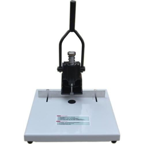Manual Single Hole Punching Machine Round Hole Small Punching Machine Paper Plastic Cloth Punching Drill Bit Optional T30S QX