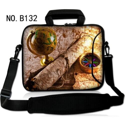 Compass Map Laptop Bag Case women Laptop Handbags Sleeve Case Zipper Computer Sleeve Case For 13.3 14 15 15.6 Laptop PC Tablet