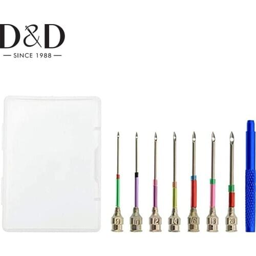 Magic Embroidery Pen 7Pcs Cross Stitch Punch Needle Crochet Knitting Needle for Embroidery Threaders DIY Sewing Accessories