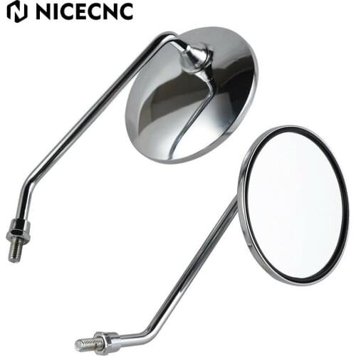 M8X1.25 Vintage Mirror Set For Honda Z50J1 Z50JZ ST50 ST70 CH50 CH70 CL70 CT90 CL90 S90 CB100 CL100 CB125 #88110028000