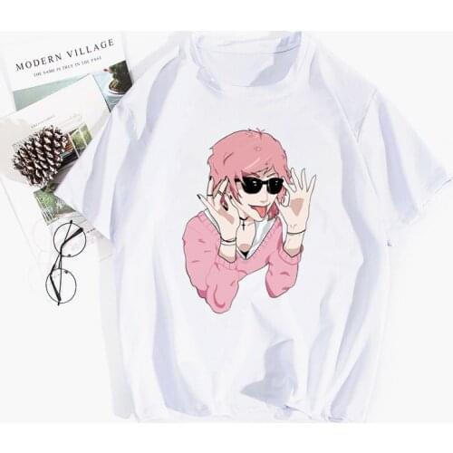 Womens Yarichin Club Japanese Anime Aesthetics T Shirts T-shirt Short Sleeve Female Tops Tees Harajuku Vintage