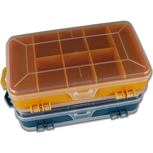 13 Net Transparent Portable Compact Screw Storage Box Plastic Material Large Capacity Suitable for Family or Travel