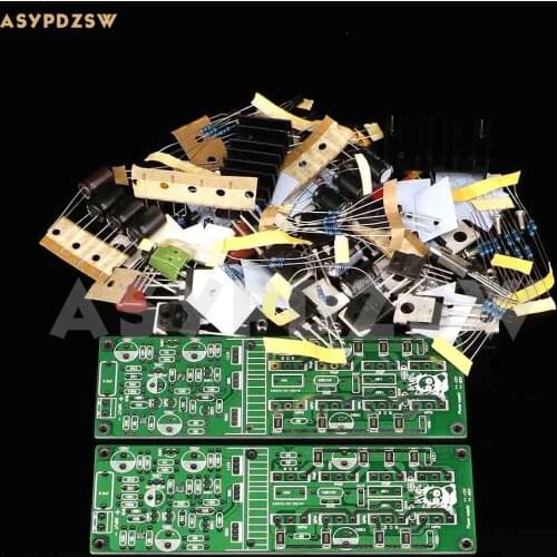 2 CH HIEND L20.5 Ultra low distortion KTB817 KTD104 Power amplifer 200W DIY kit/Finished board