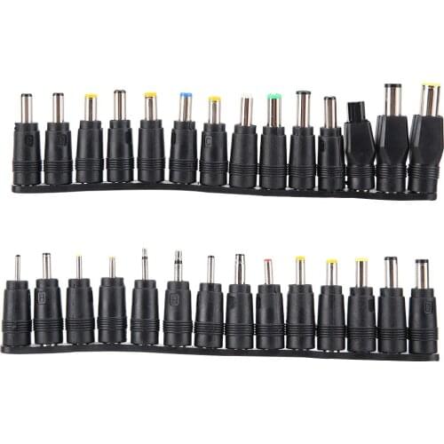 28Pcs Adapter Connector Universal Adapter Connector Notebook Laptop Power Supply Charger Adapter Connectors Plug And Play New