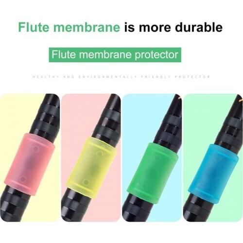 5Pcs/Set Flute Membrane Protector Solid Color Eco-friendly CDEFG Tuning Film Protective Cover Musical Instrument Accessories