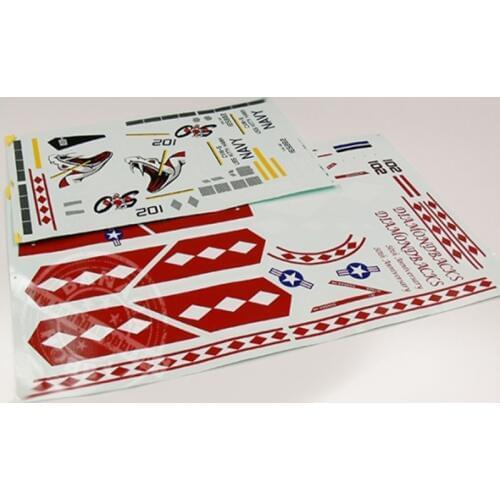 Diamond Viper Decal Sheet For LX/Sky Flight Hobby F18 RC model Plane