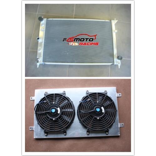 52MM All Aluminum Racing Radiator + Shroud+FAN For Nissan Pintara Skyline R31 R 31 MT