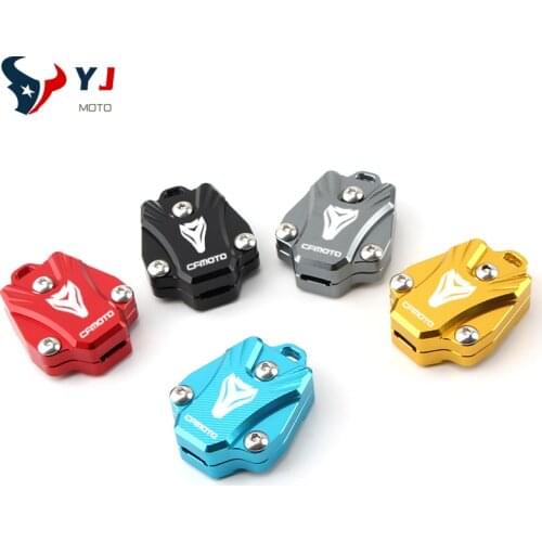 With Logo For CFMOTO 400nk 250SR 650nk 400GT 650MT 150NK 250NK CF150 CF250 High Quality New Motorcycle CNC Key Case Cover Shell