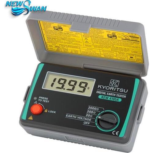 4105A Digital Earth Tester Resistance Meter With a Suitcase 4105AH