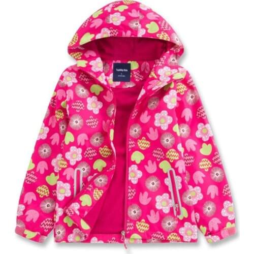 Children Jackets Double-deck Waterproof Jackets Polar Fleece 2020 Spring Autumn Winter Kid Girls Coats Sport Casual Girl Jacket
