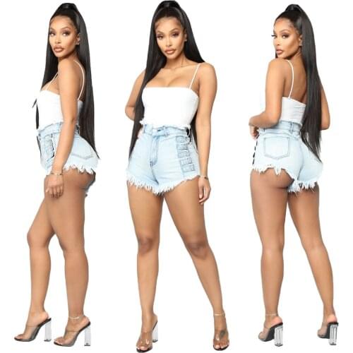 Женские джинсовые шорты EAEOVNI China At AliExpress