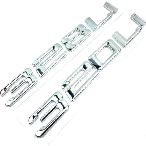 Car Trunk Sticker Logo Decoration Metal Displacement Alphanumeric for BMW 3 Series 320I 328I 328LI 330LI