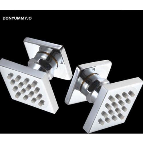 DONYUMMYJO Rainfall Shower Heads ,Good Quality Brass Chrome Finished Faucet Accessory Shower For Top Waist Spray Faucet