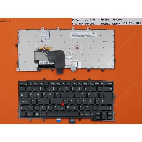 UK New Replacement Keyboard for IBM Thinkpad X230S X240 X240S X250 X260 X270 Laptop with Pointer