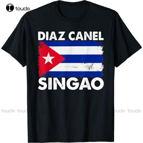 New Diaz Canel Singao Cuban T-Shirt Cotton Tee Shirt