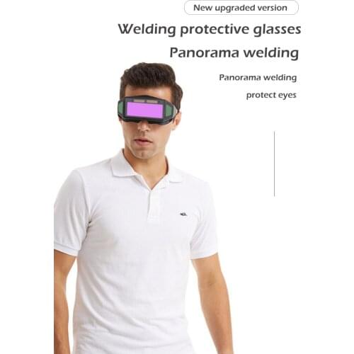 Burning Welding Glasses Automatic Dimming Argon Arc Two Protection Welding Anti-snap Glare Eye Protection Protective Glasses