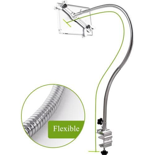 Long Arm 105cm Flexible Full Metal Tablet Holder Support 4-11 inch Mobile Phone Universal Rotation Bed Lazy Stand for iPad Mini