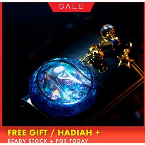 AURAREIKI Orgonite Handmade Pendant Natural Crystal Egyptian Pharaohs Eye Reiki Womens Pendant Ornament Blessing Lucky Pendant