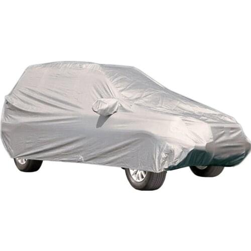 Large Size L Full Car Cover 100% Waterproof UV Protection Dust Rain Snow Protective Cotton Lining Outdoor