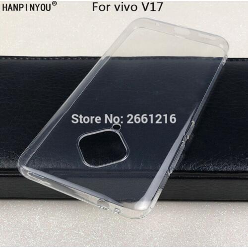 For vivo V17 V1945A V1945T V 17 6.38" Ultra Thin Soft TPU Silicon Gel Transparent Camera Protect Case Back Cover