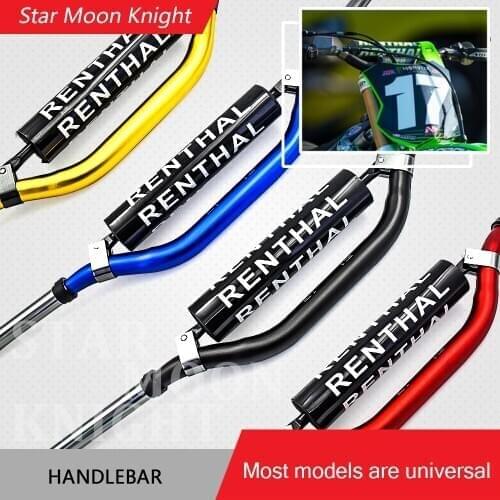 RENTHAL 1 1/8" Fat Bar 28mm 7075 CNC Handlebars Handle Bar For Motorcycle Motocross Pit Dirt Bike ATV KTM CRF YZF KLX RMZ EXC