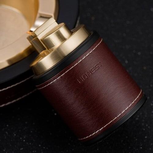 High Firepower Cigar Ashtray Lighter Set High-end Business Gifts with Souvenirs Lighter Ashtray Set Smoking Accessories for Weed