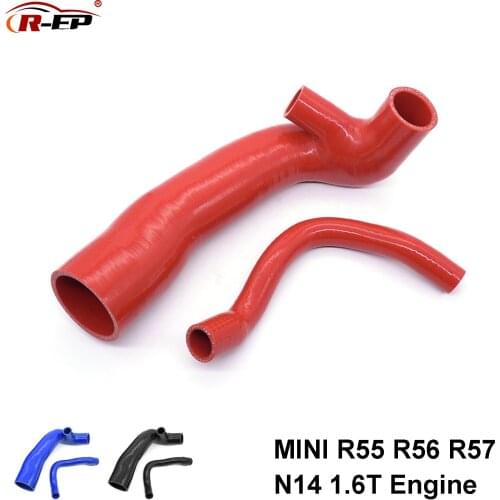 Silicone Air Intake Hose Turbo Inlet Pipe Kit for Mini Cooper S Clubman 1.6T R55 R56 R57 N14 Engine 2007-2010