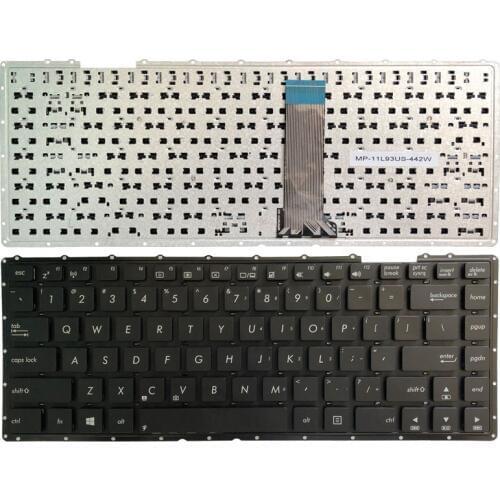 US Laptop Keyboard For ASUS D451 D451V X450J K450J F450VC F450J A450V X450 X45ZC Black English Keyboard