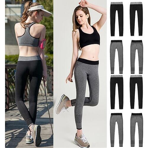 Womens Casual Elastic Fitness Exercise Pants Leggings Trousers