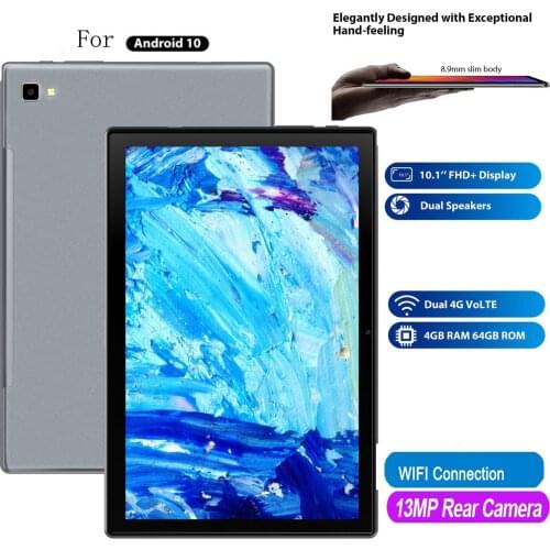 Tablet 10 Inch Android 9 Tablet PC 4GB RAM 64GB ROM Dual Camera GPS WiFi Dual Sims 4500mA tablet android Планшет