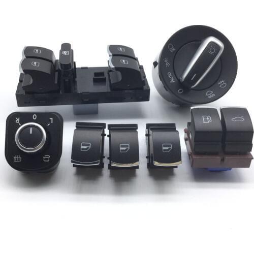 5ND 959 855 5ND 941 431B Window Headlight Mirror Tailgate & Fuel Flap Control Switch For VW Passat B6 CC Jetta Mk6 Tiguan