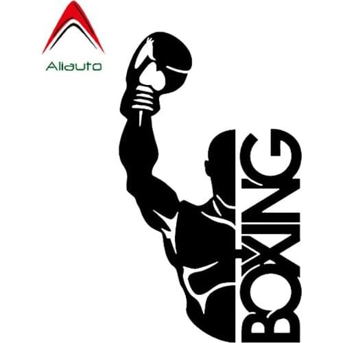Aliauto Creative Car Stickers Boxing Gloves Combat Decor Vinyl High Quality Waterproof Reflective Cartoon Decals,15cm*9cm