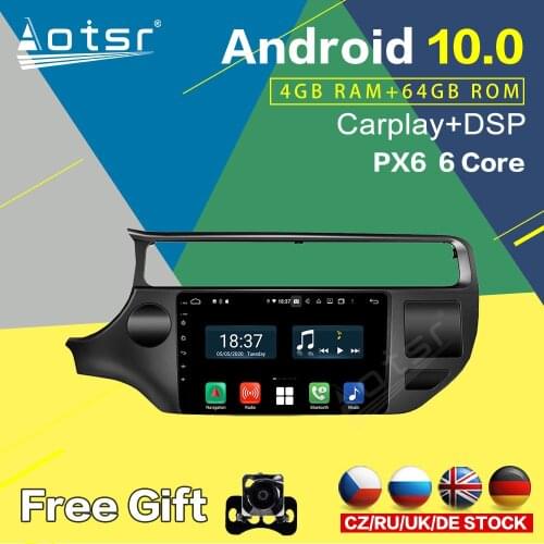 Android 10 64GB Car Radio Multimedia Player For KIA K3 RIO 2011-2017 2din Navigation GPS Head Unit Auto Stereo Split Screen BT