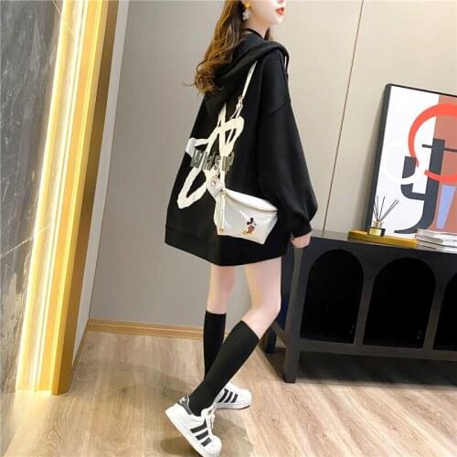 Zipper cardigan coat womens autumn new loose Korean long sleeve top Sweater Hoodie
