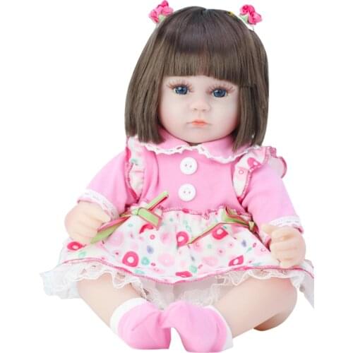 Simulation Baby Reborn Doll Toy Newborn Toddler Vinyl Soft Sleeping Lifelike Reborn Doll Photography Birthday Educational Gifts