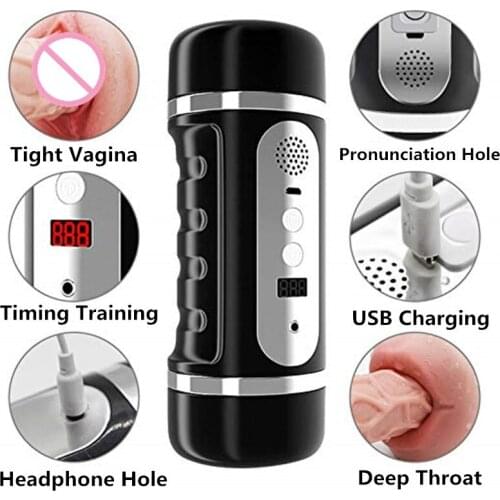 Mans erotic toys in couple Male masturbator penis silicon rubber Shocker for self defense Stuffed toys