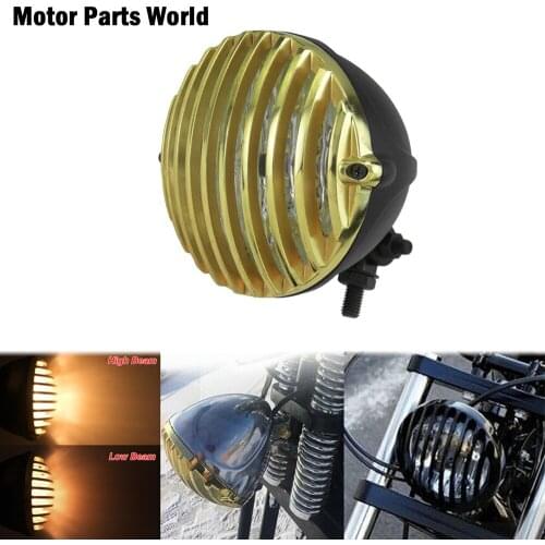 Motorcycle Front Gold Grill Headlight Cover For Harley Night Train FXSTB Sportster XL Softail Custom FXSTC Dyna Street Bob FXDB