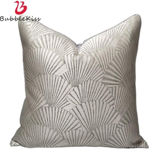 Bubble Kiss Cushion Cover Modern Minimalist Shell Pattern Beige Bedroom Living Room Sofa Home Decoration Chair Car Pillow Cases