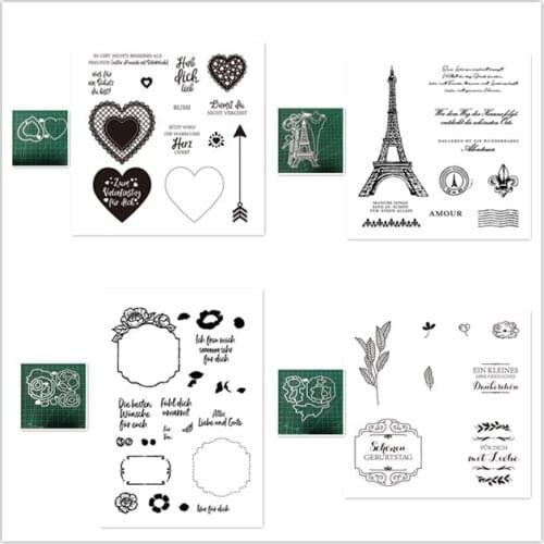 German Metal Cutting Dies and stamps DIY Scrapbooking Card Stencil Paper Cards Handmade Album Stamp Die Sheets 2021