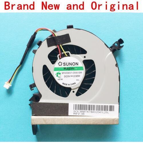 New laptop CPU cooling fan Cooler radiator for Toshiba Satellite C40-A C40 AT19W1 AT27W1 AD05B1 C45-A SUNON MF60090V1-C630-G99