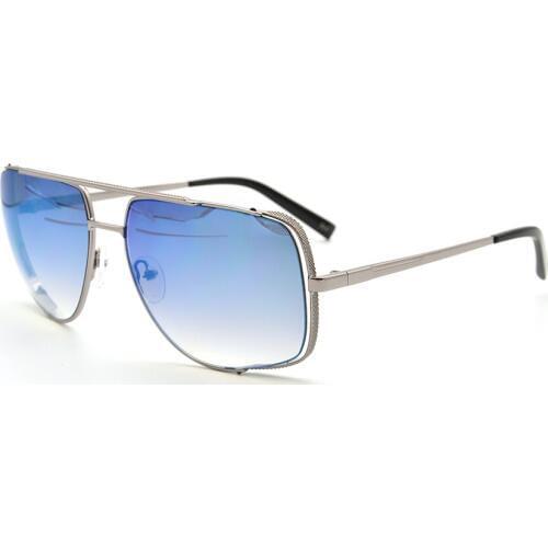 Sunglasses Metal Alloy Outdoor Oversize Square UV400 Fashion Shades Men Brand Designer Mirror Coating Cover Protecting Sun lens