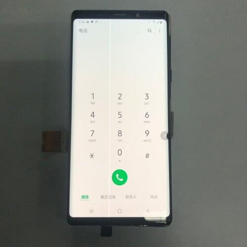 Single sale Original Used LCD For SAMSUNG Galaxy Note 9 Display N960F N960D N960DS Touch Screen Digitizer Line point No Frame