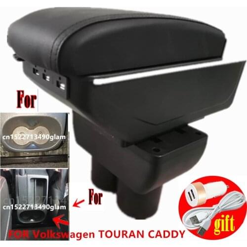 FOR VW Volkswagen TOURAN CADDY 2004-2019 Car ARMREST,Interior Accessories Center Console Box Arm Rest Auto Parts