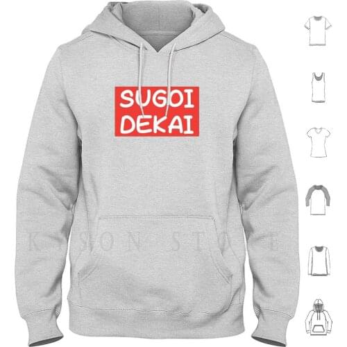 Uzaki Chan Sugoi Dekai Shirt Hoodie long sleeve Anime Uzaki Uzaki Chan Manga Uzaki Chan Wa Asobitai Sugoi Dekai