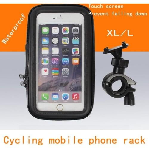 Universal Bike Mobile Phone Holder Waterproof Outdoor Vehicles Motorcycle Phone Bracket Portable GPS Navigation Case Rack