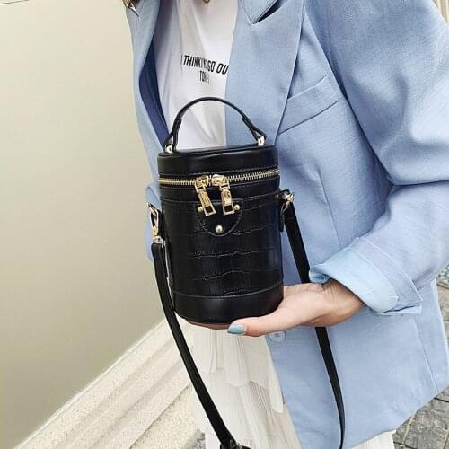 Womens bag cylinder box bag fashion handbag bucket bag One Shoulder Messenger Bag designer bags