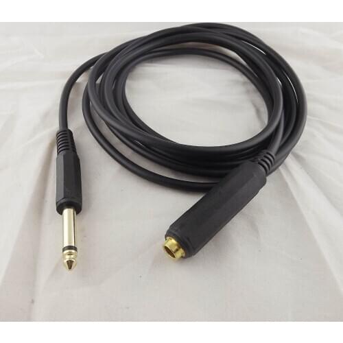 10pcs 6.35mm 1/4" Mono Male Plug To Female Audio Mic Extension Cable Leads 10ft