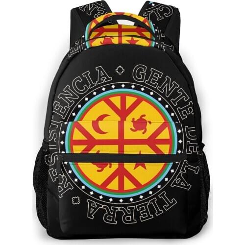 The Americans Shoulder Bag for Teenage Mapuche Chile South America Fashion Students Backpack