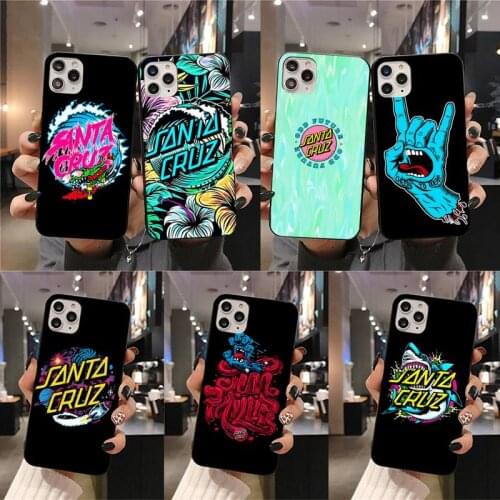 Skateboard santas brand cruzs Phone Case For iphone 12 11 Pro Max Mini XS Max 8 7 6 6S Plus X 5S SE 2020 XR cover